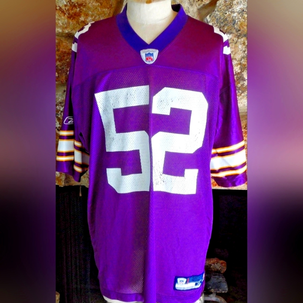 Chad Greenway Minnesota Vikings Jersey Mens XL Reebok